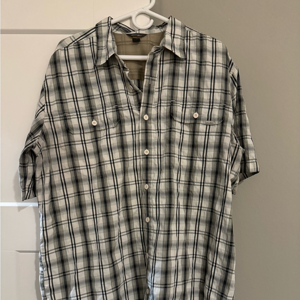 Eddie Bauer Travex Button Down Shirt - Size XLT